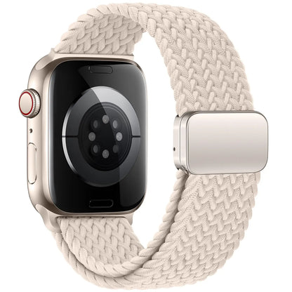 Braided solo loop For Apple Watch Ultra Band 49mm 44mm 40mm 45mm 41mm magnetic correa Bracelet iWatch series 8 7 6 2 3 SE Strap