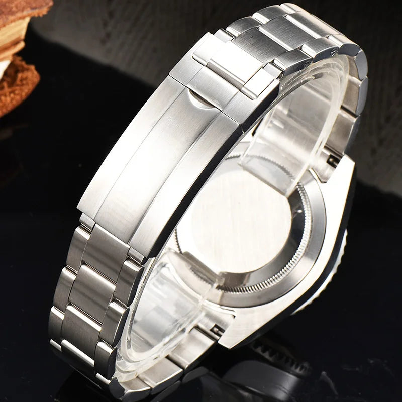 40mm Automatic Custom S Logo Watch For Men Sub-Mariner Design Waterproof NH35 Movement BGW9 Luminous Stainless Steel WristWatch