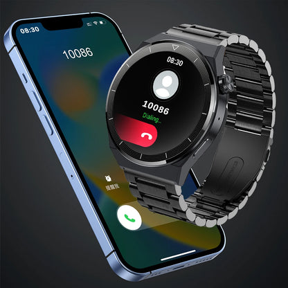 Reloj inteligente 2024 ECG + PPG con llamada Bluetooth para hombre, pantalla AMOLED HD, rastreador deportivo, resistente al agua, reloj inteligente para hombre para Huawei Xiaomi