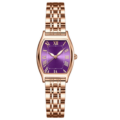 Women's Fashion Simple Rose Gold Steel Watch