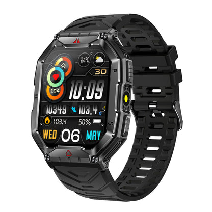 Reloj inteligente KR82 con llamadas por Bluetooth, frecuencia cardíaca y presión arterial