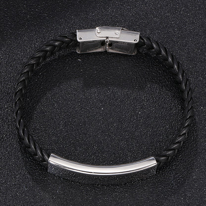 Bracelet Leather Rope Hand-woven Watch Chain Neutral Creative Simple