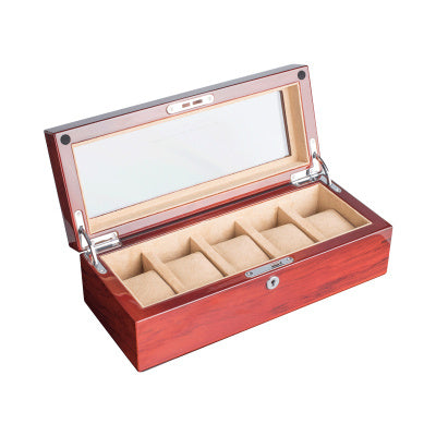 Rosewood Solid Wood Skylight Watch Box Mechanical Watch Storage Box