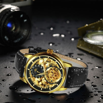 Fashion Casual Skeleton Automatic Mechanical Watch