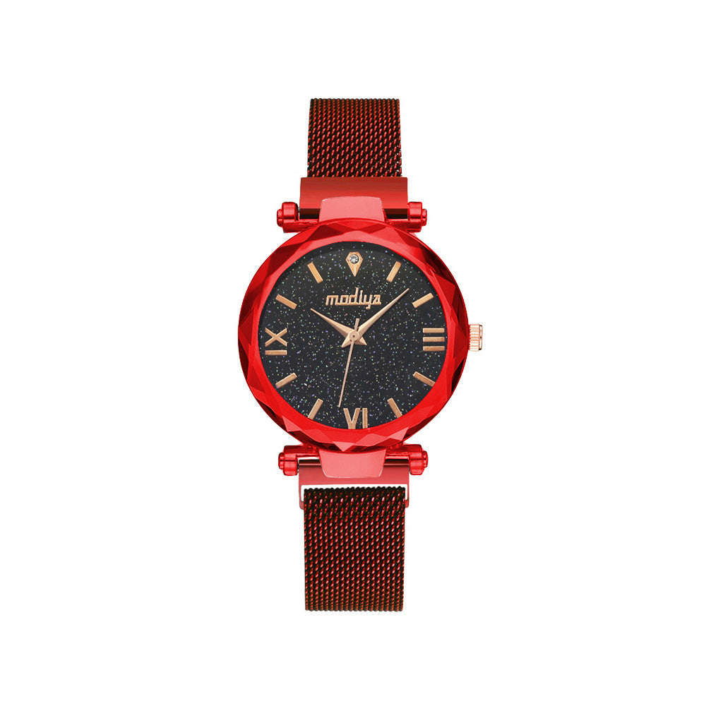 Reloj de cuarzo para mujer, conjunto de pulsera y reloj