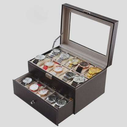 Watch Jewelry Storage Glass Skylight Watch Box Display Storage Box