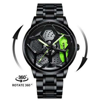 Men's And Women's Fashion Three-dimensional Hollow Modified Waterproof Watch