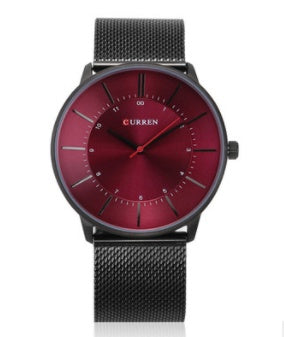 Reloj de hombre con correa de acero, reloj de hombre resistente al agua, reloj de cuarzo, reloj de hombre de negocios