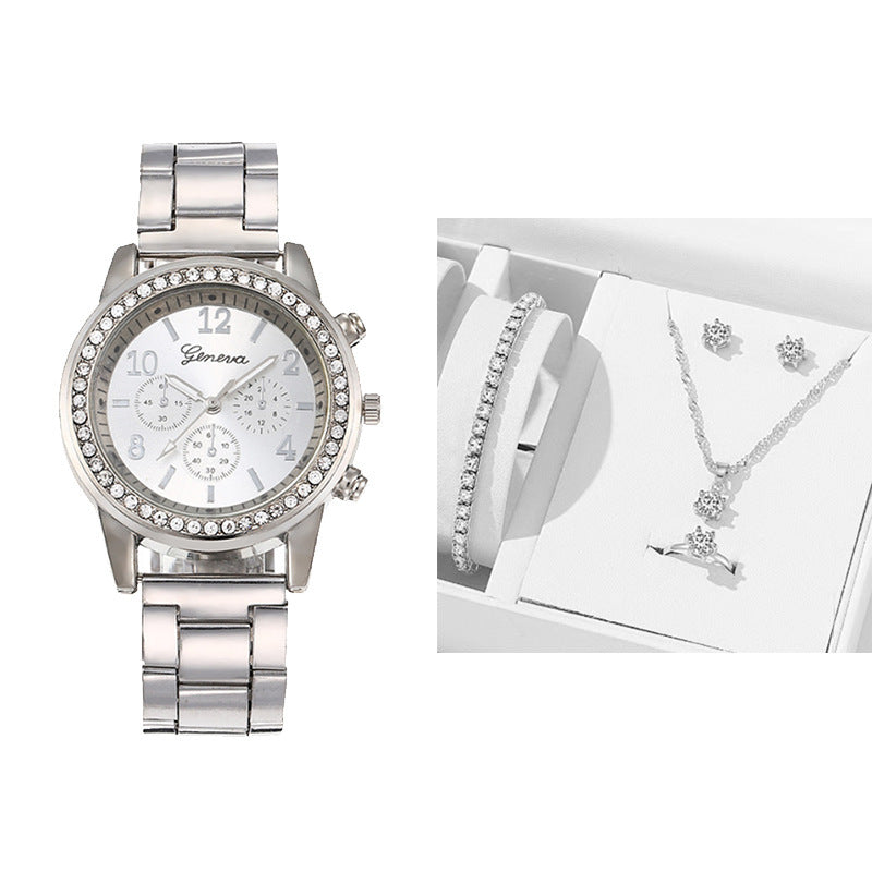 Nuevo reloj de mujer con diamantes de imitación