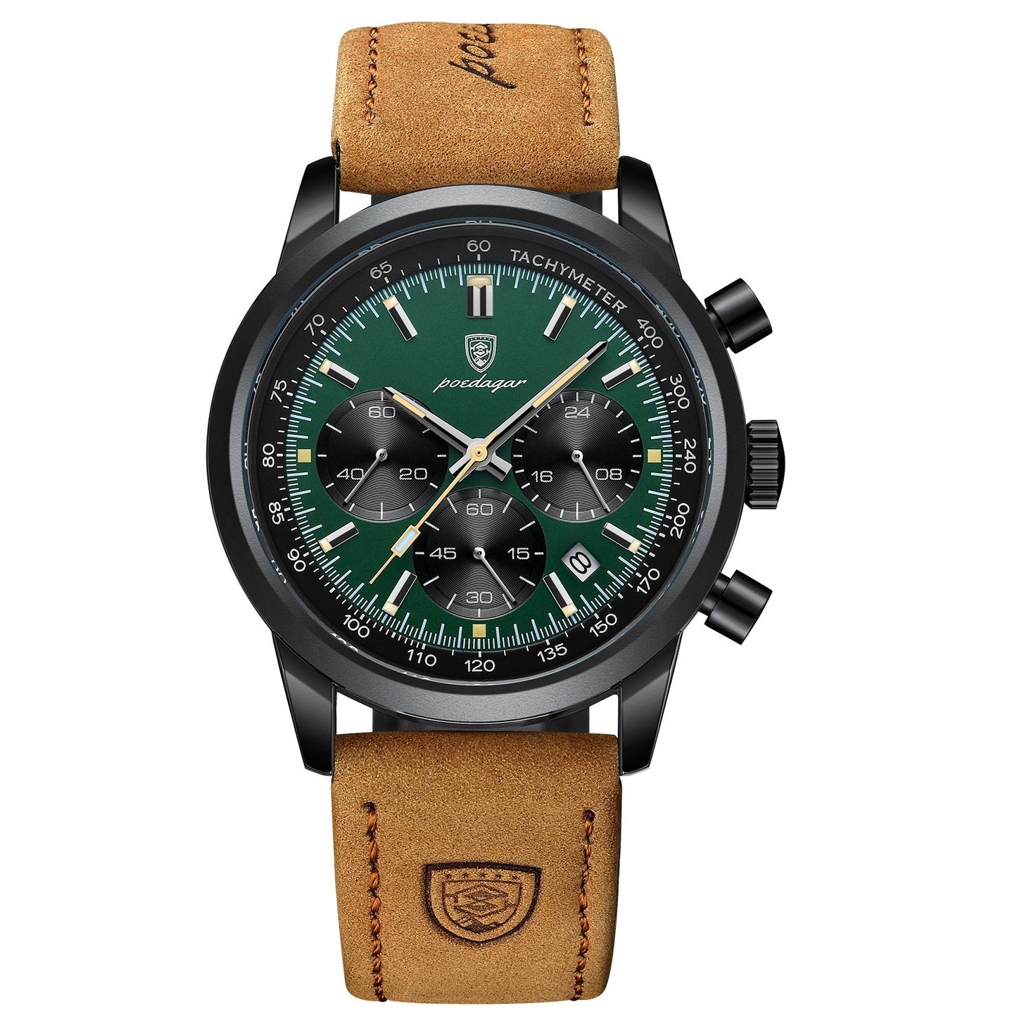 Reloj luminoso impermeable multifuncional para hombre