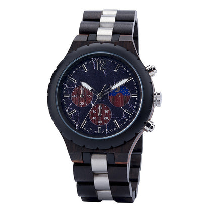 Leisure Business Quartz Wood Watch