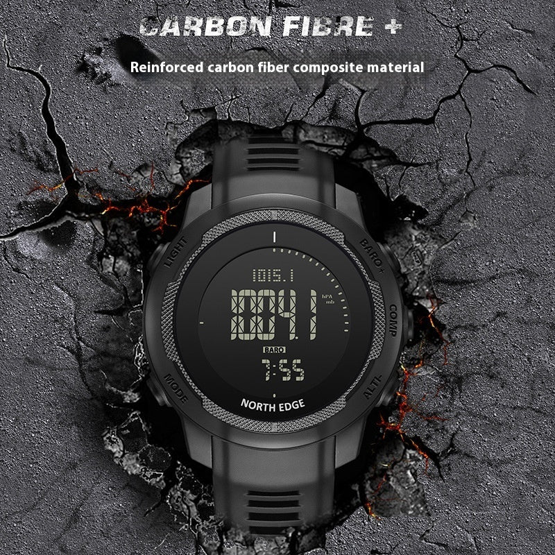 Carbon Fiber Outdoor Sports Hiking And Swimming Watch