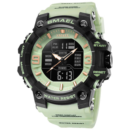 Sports Waterproof Electronic Watch Multi-function Training Alarm Clock Watch