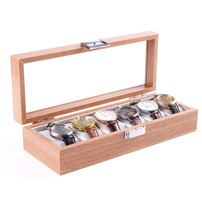 Watch Jewelry Storage Glass Skylight Watch Box Display Storage Box