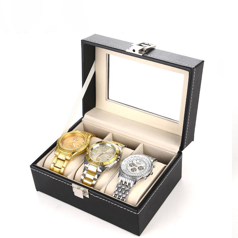 Watch Jewelry Storage Glass Skylight Watch Box Display Storage Box