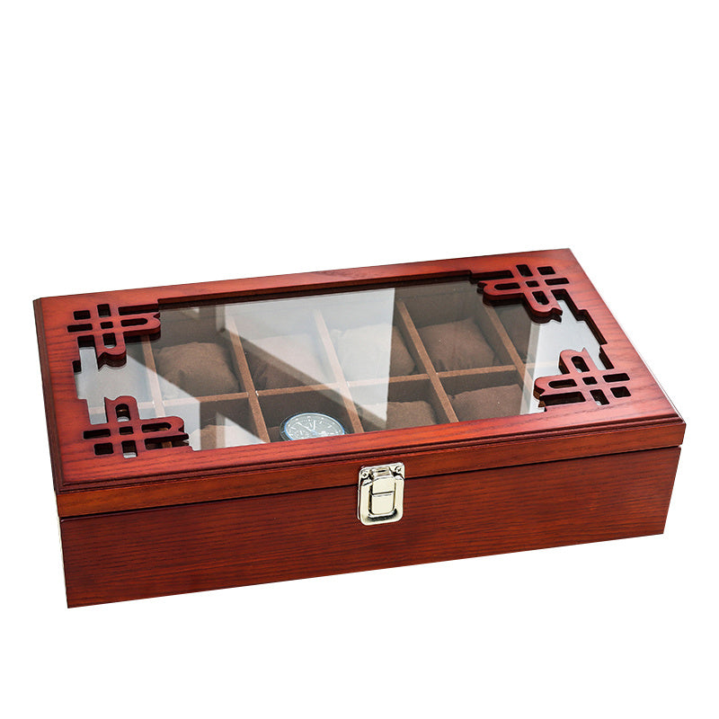 Dressing Box Wooden Creative Simple Retro Watch Storage Box