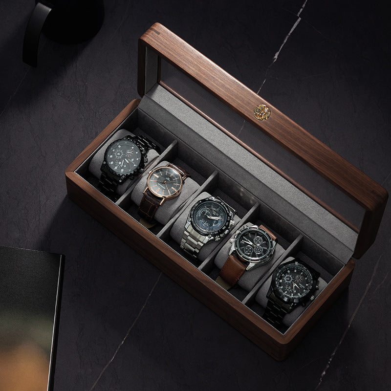 Solid Wood Mechanical Watch Storage Box Display Box