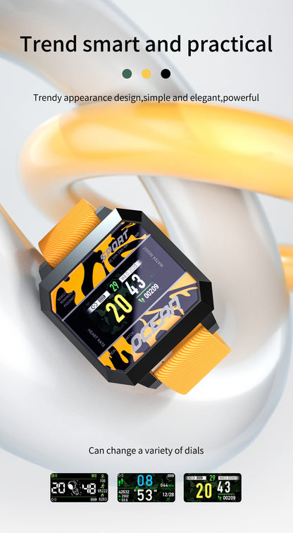 Heart Rate Blood Pressure Oximeter Step Smart Sports Watch