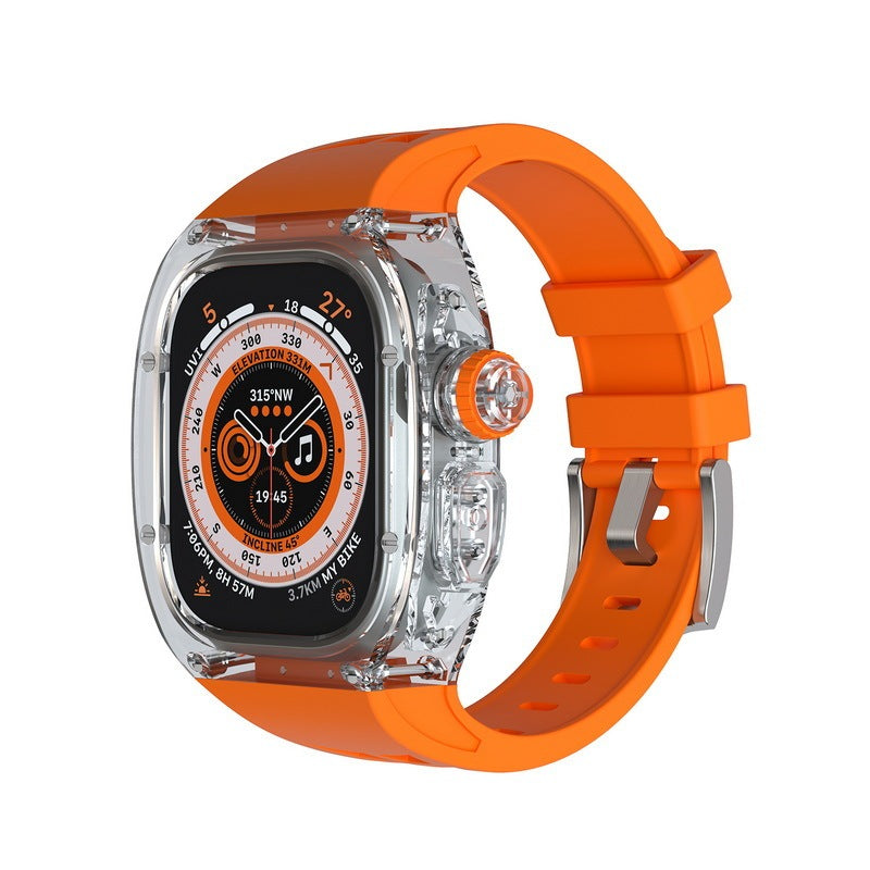 Generation 49mm Watch Band Transparent Case Translucent Silicone Modification Cover