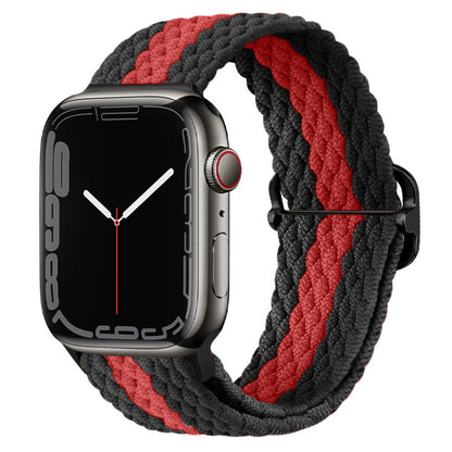 Apple Watch Watchband Adjustable Nylon Braided For Apple Watch7 Strap