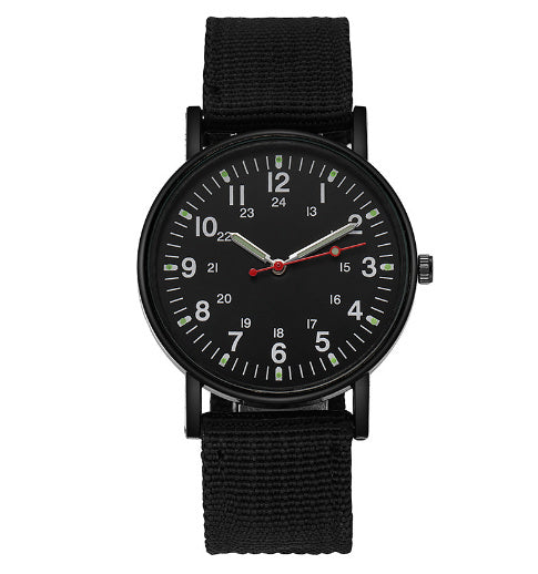 Reloj de hombre con correa tejida de nailon, informal, deportivo