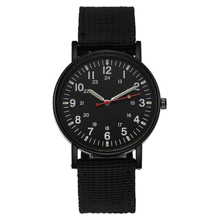 Reloj de hombre con correa tejida de nailon, informal, deportivo