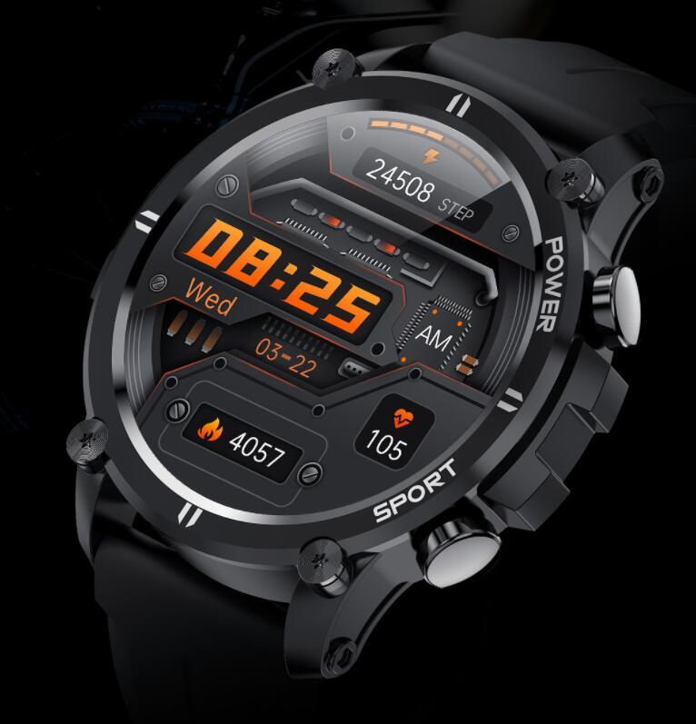 Reloj deportivo inteligente con Bluetooth, elegante y sencillo