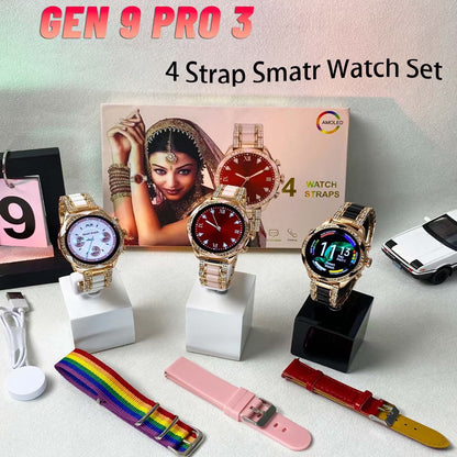 Heart Rate Blood Pressure Exercise Smartwatch Set