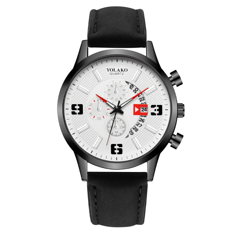 Reloj de moda para hombre con calendario digital grande