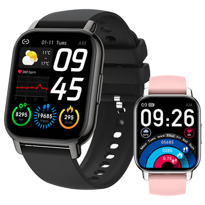 Reloj inteligente P66 con llamadas por Bluetooth, frecuencia cardíaca y presión arterial