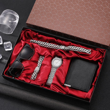 5-piece Men's Watch Gift Box Set