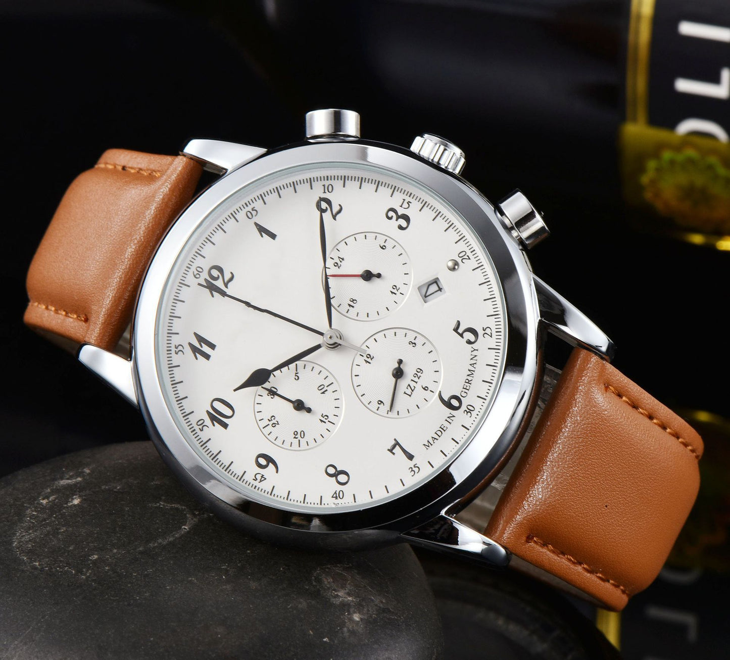 Men's Casual 6-pin Full-function Quartz Watch