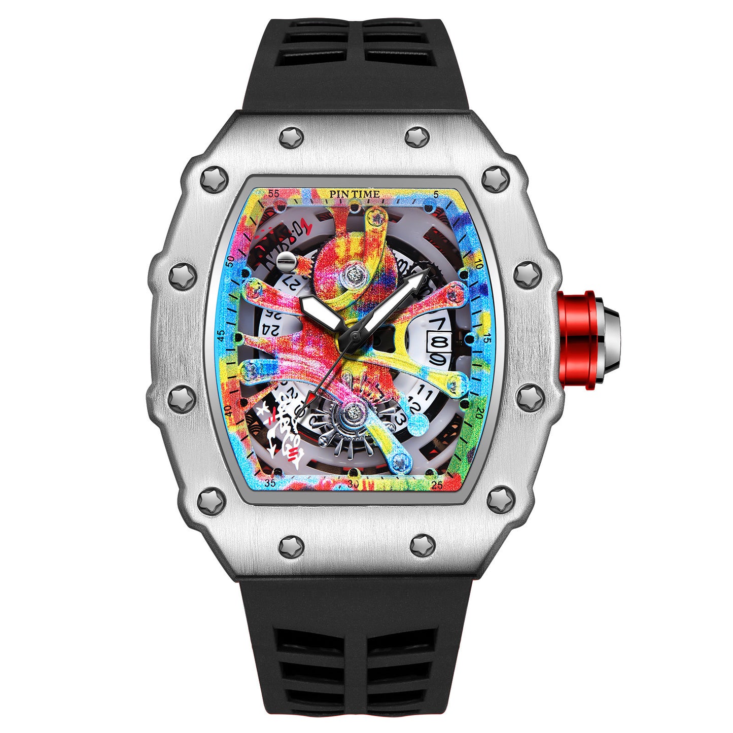 Reloj de cuarzo Tourbillon Esqueleto Tendencia