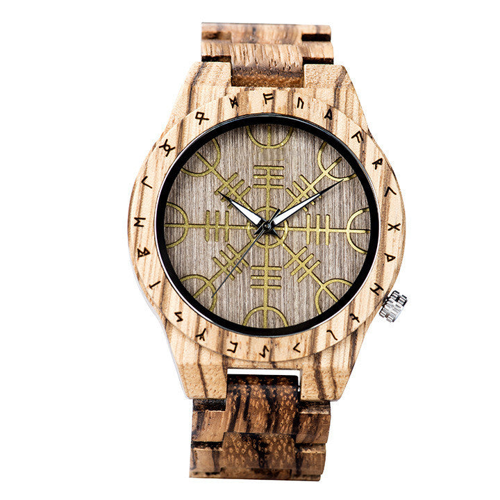 Reloj Leisure de madera de ébano