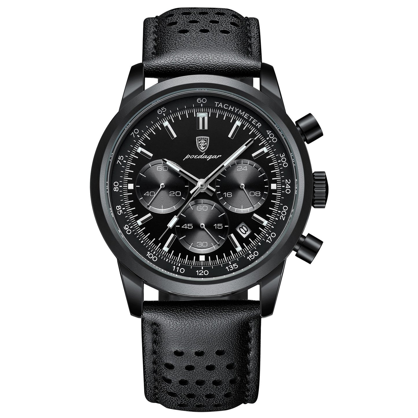 Reloj luminoso impermeable multifuncional para hombre