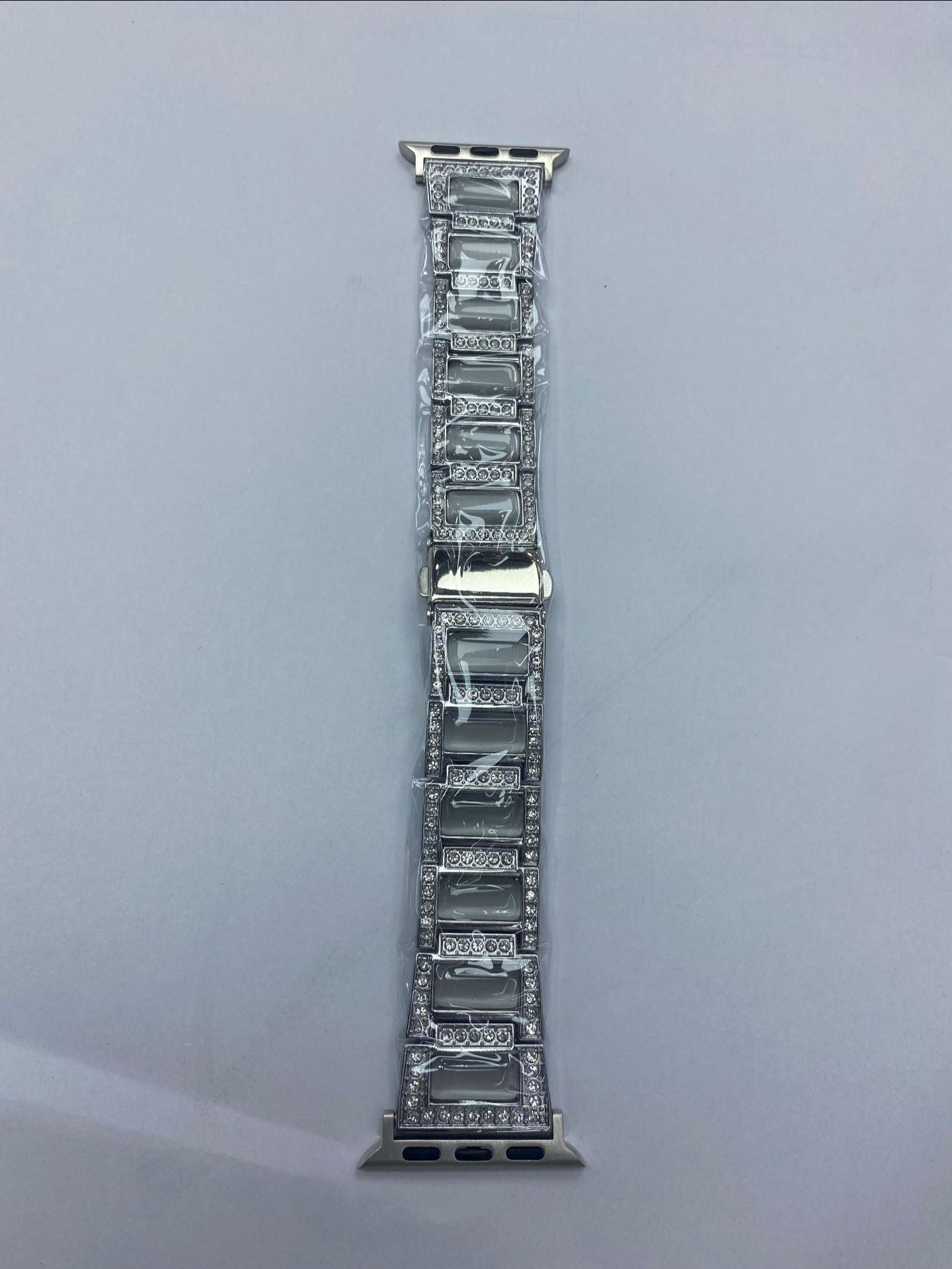 Watch With Opal Three Beads Diamond-studded Stainless Steel