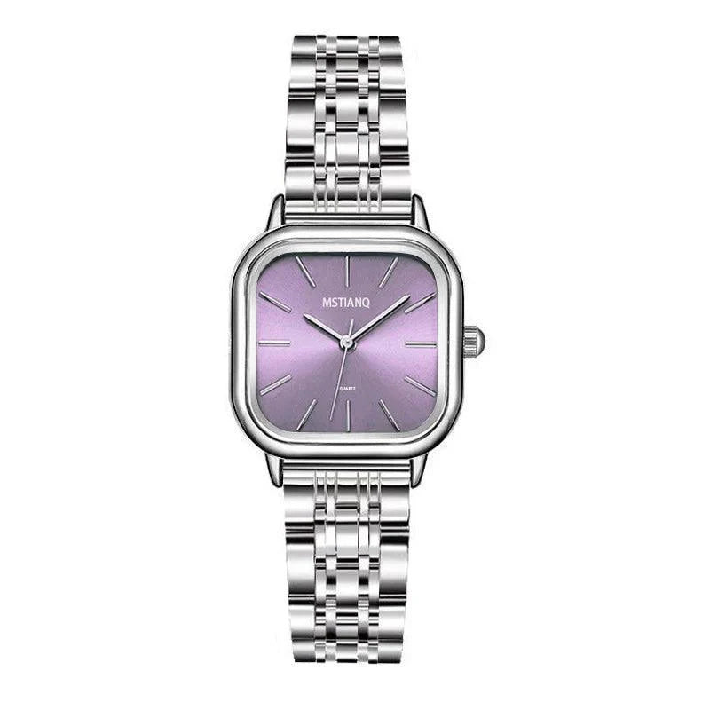 Fashionable All-match Women's Simple Steel Belt Quartz Watch