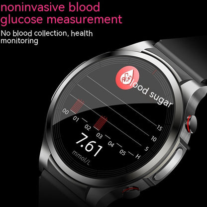 Reloj elegante de la temperatura del cuerpo del ritmo cardíaco de la presión arterial de ECG de la prueba del azúcar en sangre W11