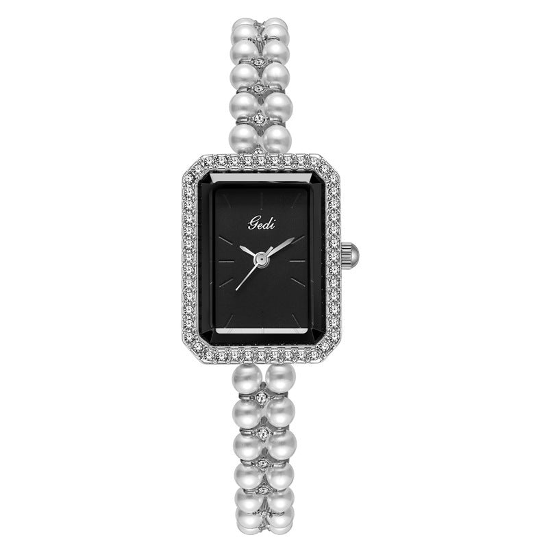 Reloj de cuarzo creativo Shell Pearls para mujer