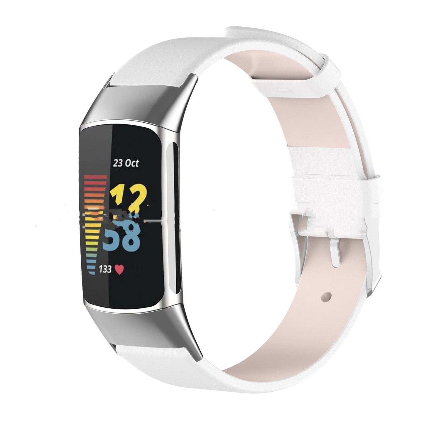 Suitable For Fitbit Charge5 Smartwatch Leather Strap