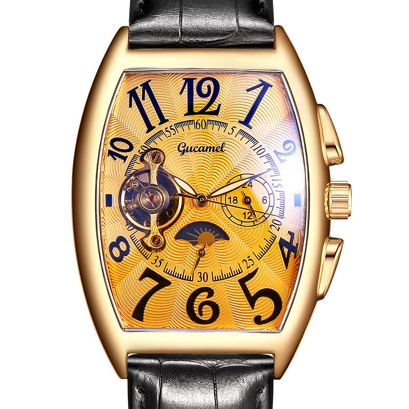 Men's Tourbillon Automatic Skeleton Mechanical Watch