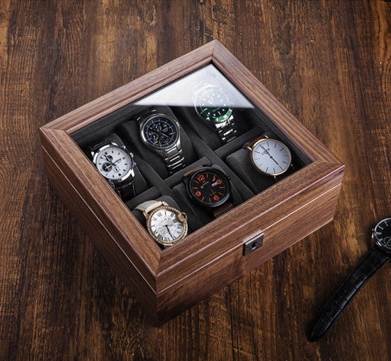 High Quality Solid Wood Watch Storage Box Jewelry Display