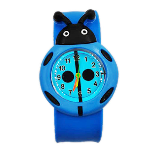 Reloj de silicona con forma de raqueta de dibujos animados para niños