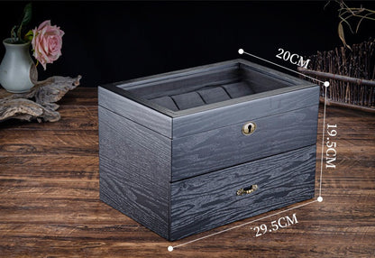 Ash Wood Watch Box Storage Accessories