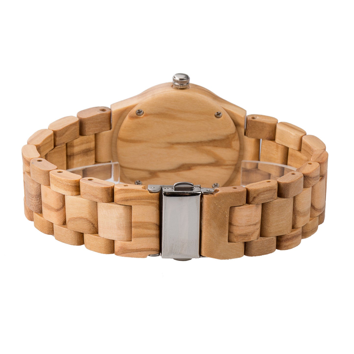 Reloj de movimiento de cuarzo de moda informal de madera