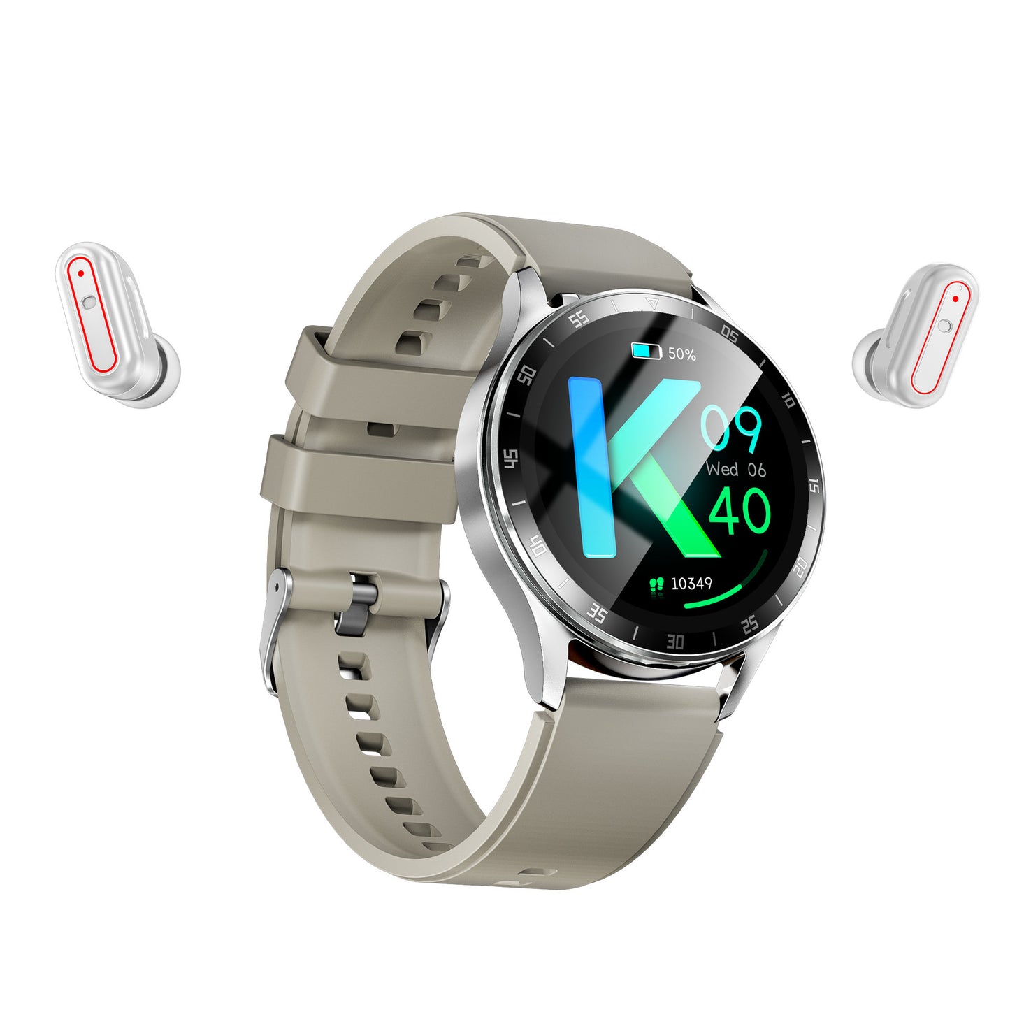 Two-in-one Flip X10 Headset Smart Watch