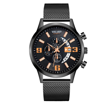 Reloj de moda para hombre con calendario digital grande