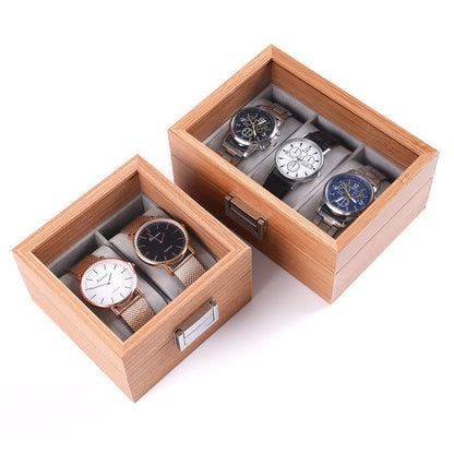 Watch Jewelry Storage Glass Skylight Watch Box Display Storage Box