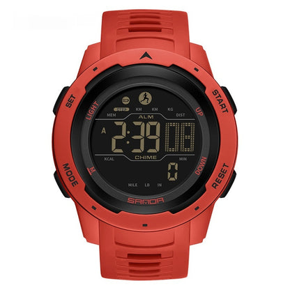 Sanda Calories Waterproof Multifunctional Shockproof Smart Men's And Women's Watch