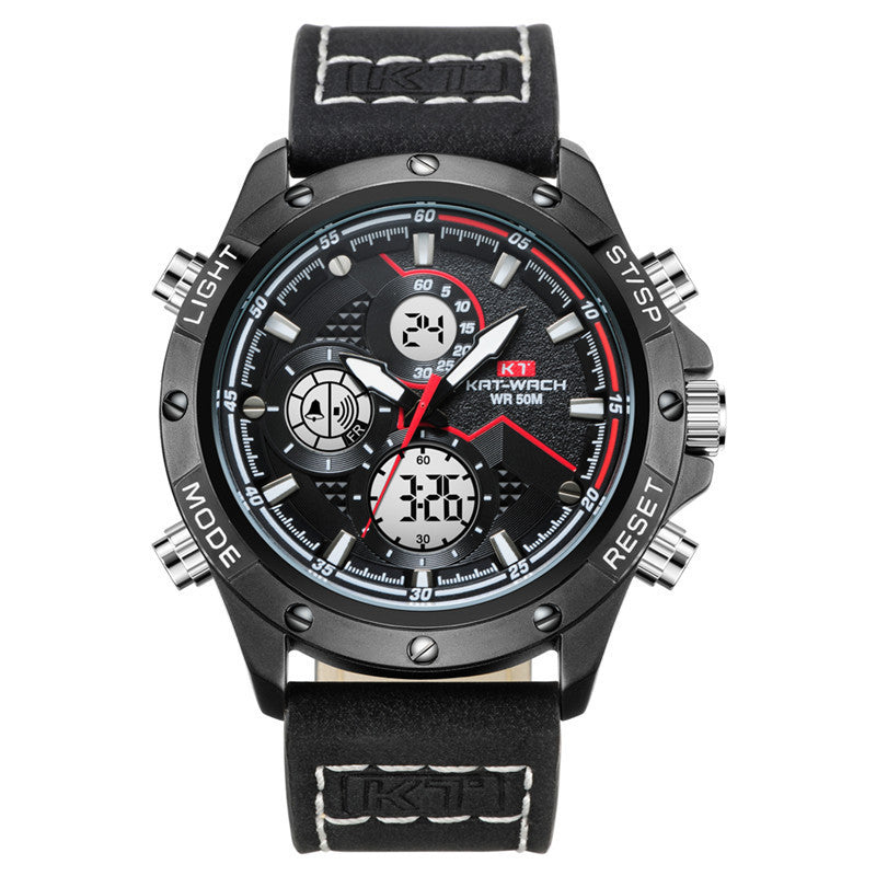 Reloj de hombre de moda multifunción deportivo electrónico